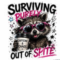 Surviving Purely Out Of Spite Graphic Tee