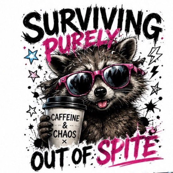 Surviving Purely Out Of Spite Graphic Tee