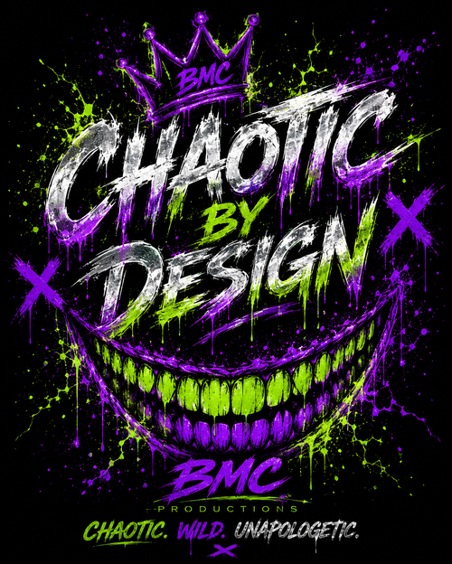 Chaotic By Design Graphic Tee | BMC Productions