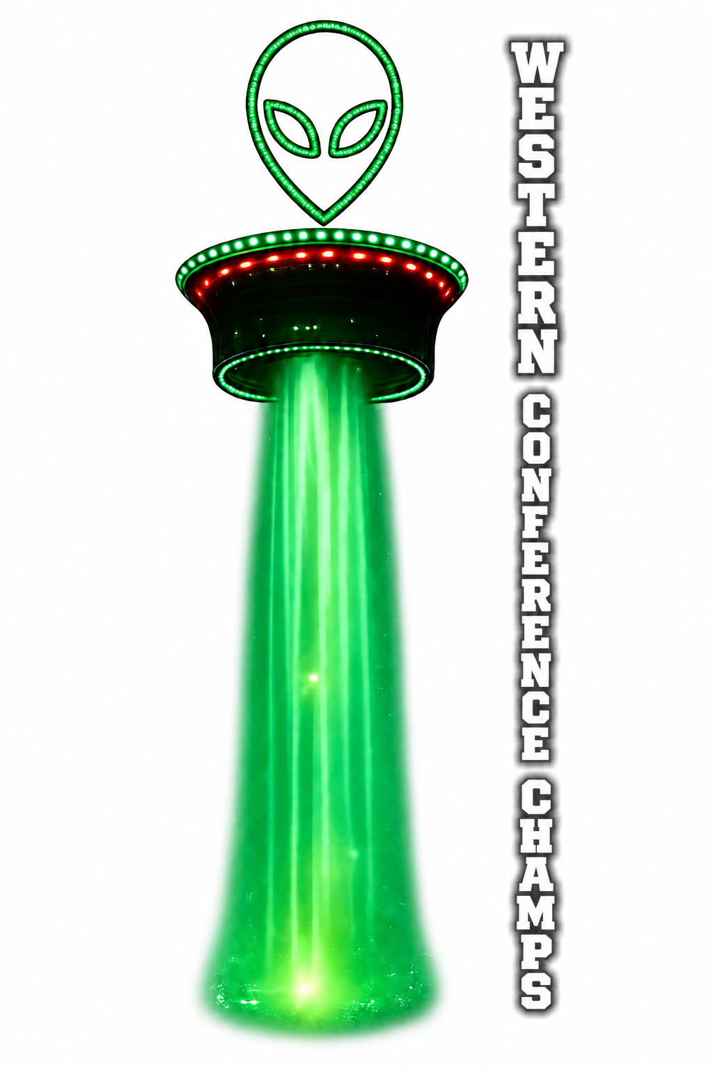 Western Conference Champs Alien Beam Tee