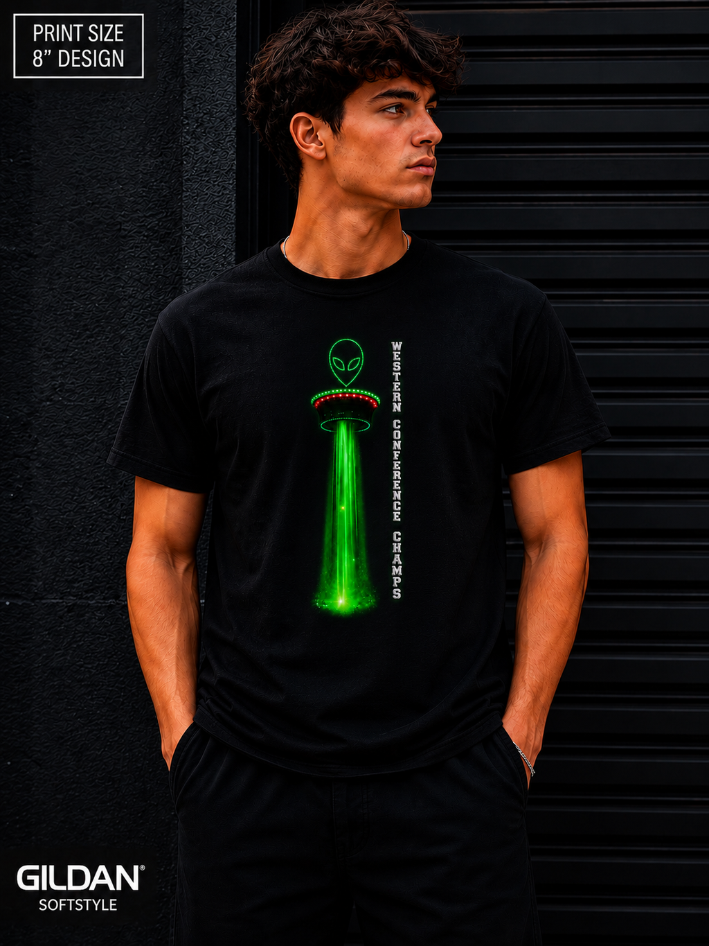 Western Conference Champs Alien Beam Tee