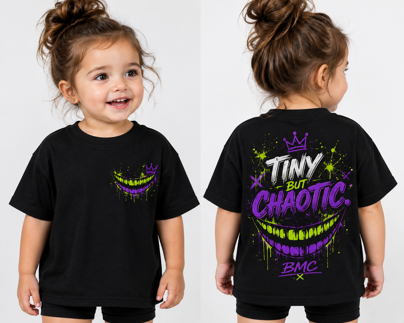 Tiny But Chaotic Toddler Tee | BMC Productions