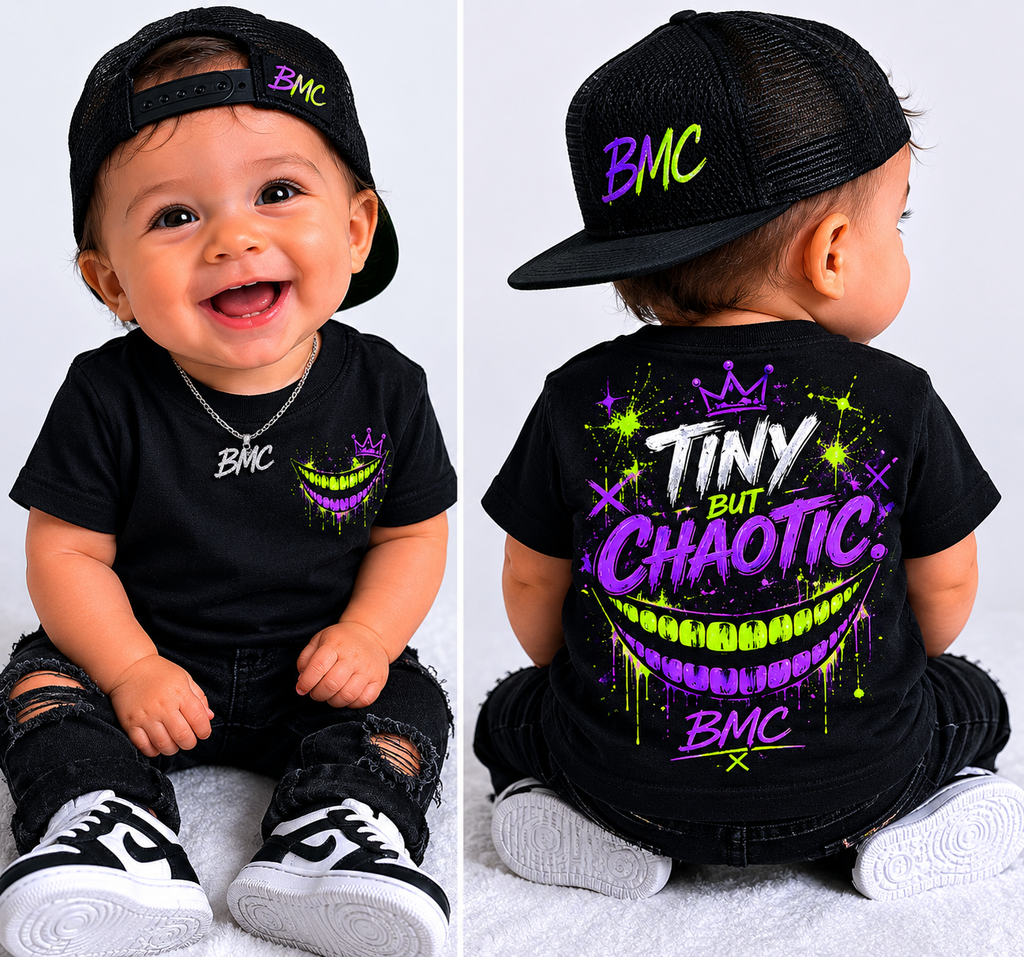 Tiny But Chaotic Toddler Tee | BMC Productions
