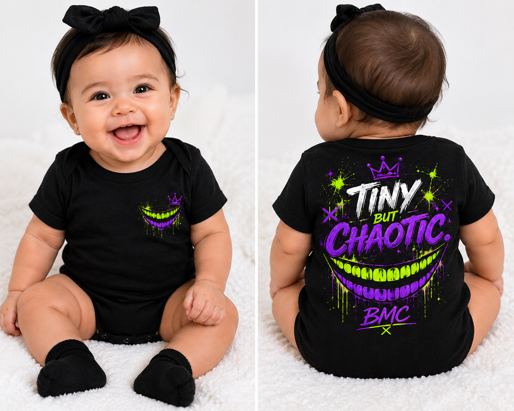 Tiny But Chaotic Toddler Tee | BMC Productions